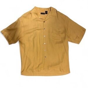 Men's Mustard Short Sleeve Shirt